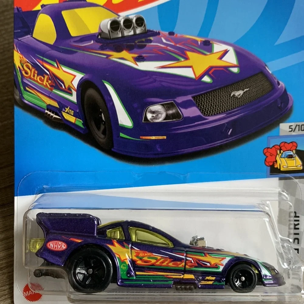 Hot Wheels Rod Ford Mustang NHRA Funny Car Purple HW Drag Strip Hotwheels 2023 🆕